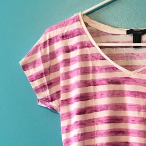 Watercolor Striped Shirt